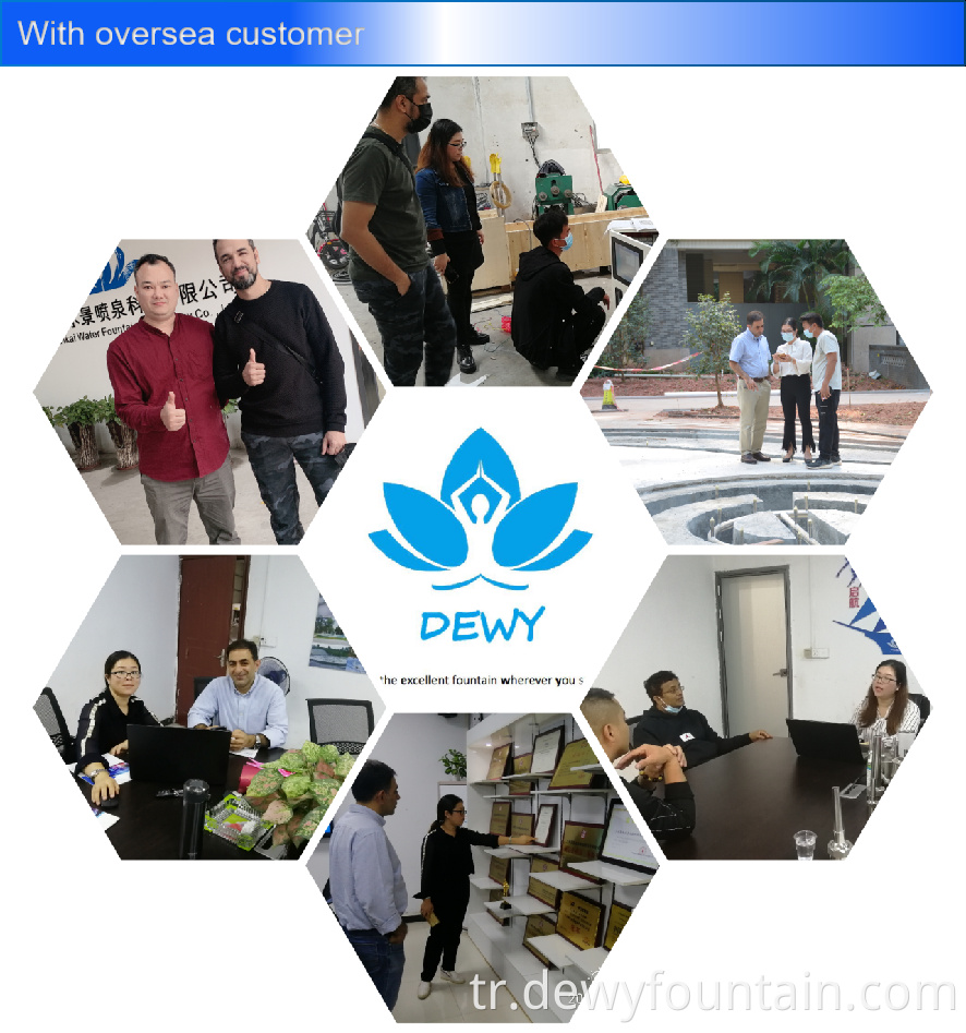 denizaşırı müşterilerle with oversea customers